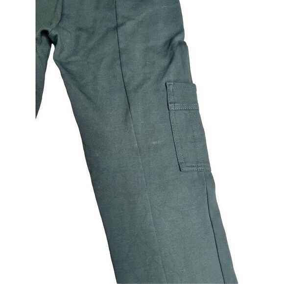 LOFT green cargo pants / leggings with seam down front and back - size 0 - Picture 8 of 15